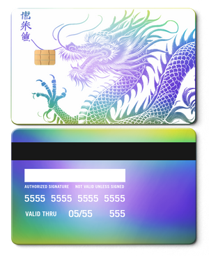 Exclusive luxury Script Dragon metal card with premium engraving, elite custom metal card for international markets