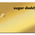 Sugar Daddy metal card by Gold Wraps, premium stainless steel statement card