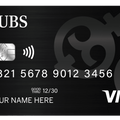 UBS metal card by Gold Wraps, premium stainless steel Swiss banking card