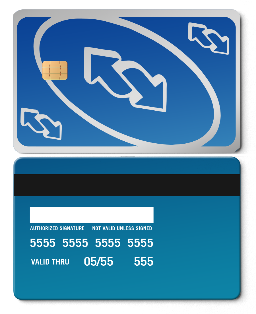 Elite UNO Reverse metal card with meticulous finishing, premium custom metal card for international buyers