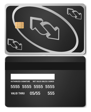 Exclusive UNO Reverse metal card with sophisticated engraved artwork, premium custom metal card worldwide